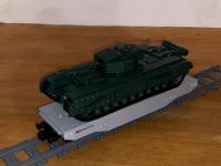 SBB Wagen mit Leopard Panzer